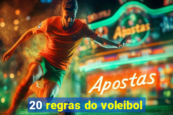 20 regras do voleibol